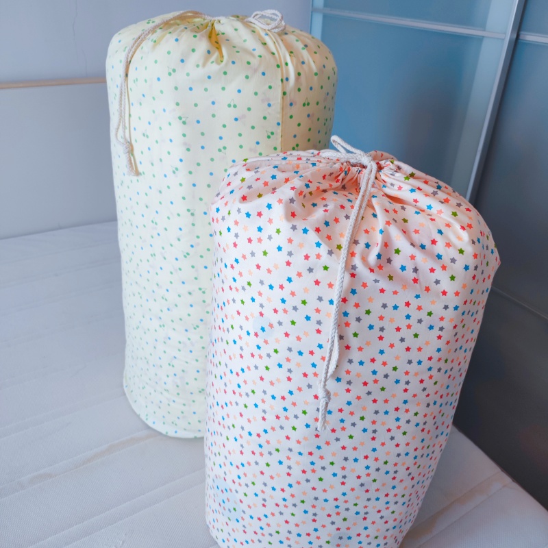 单层纯棉束口袋装被子防尘袋