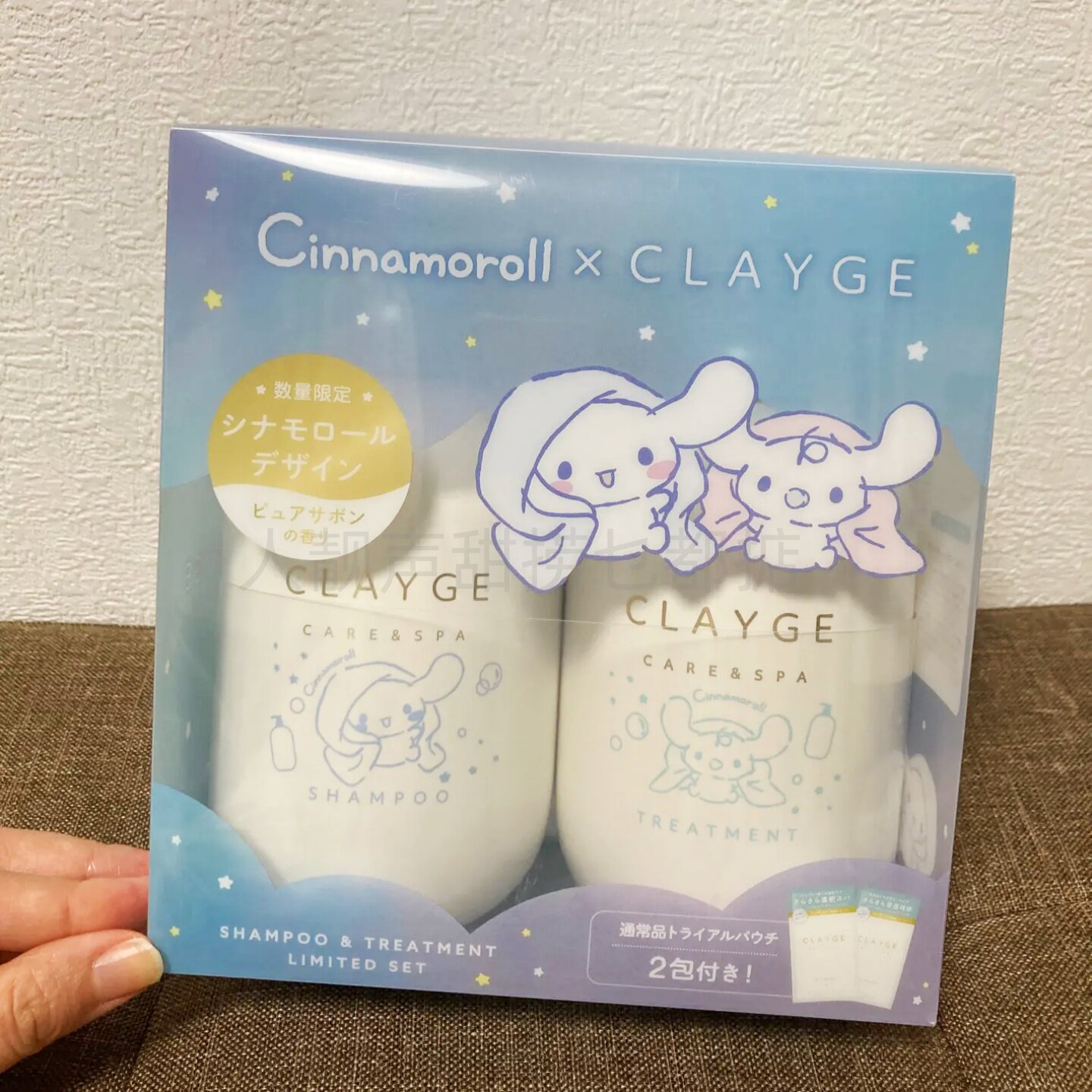 日本代CLAYGE洗发水护发素套装玉桂狗联名三丽鸥限定高端发油精油