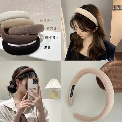 韩国2025年新款宽边显脸小发箍