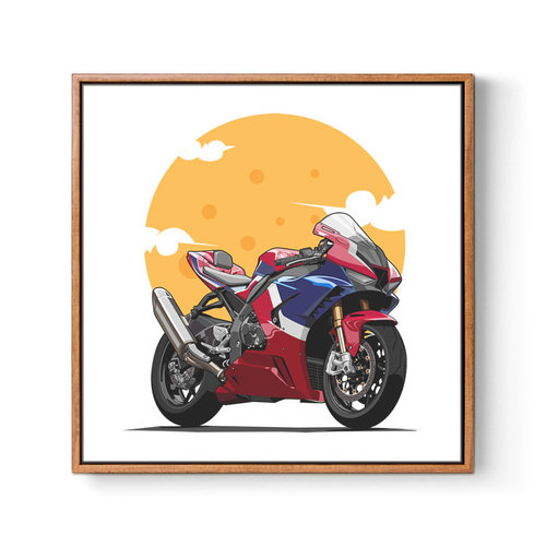 装饰画适用本田CBR1000RR-R火刃