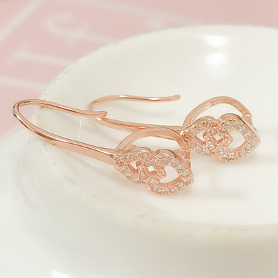 diy配件s925吊坠夹扣子耳钩