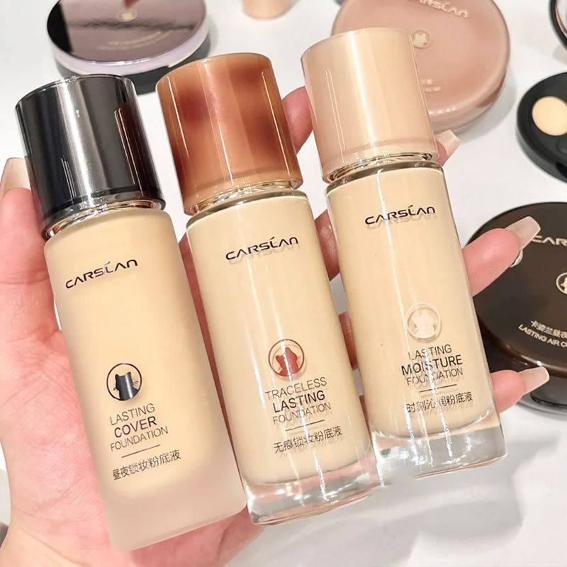 卡姿兰粉底液30ml小奶夜猫控油持久水润防水汗保湿混猫脱妆不卡粉