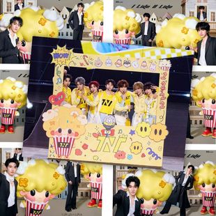 60张TNT时代少年团海报贴墙六周年周边高清墙纸卧室房间装 饰墙贴