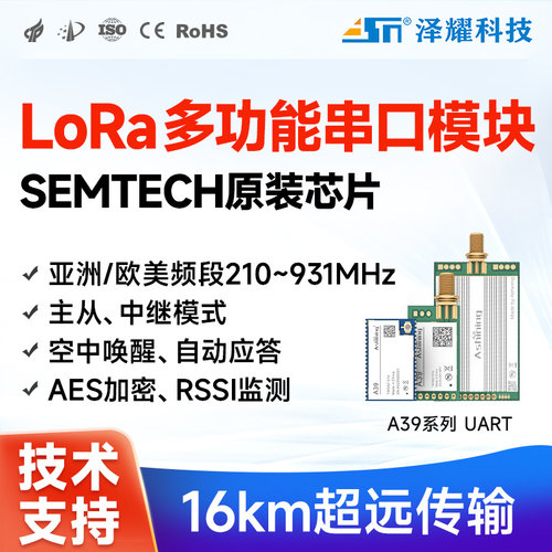 LoRa模块433/900M多级中继16km