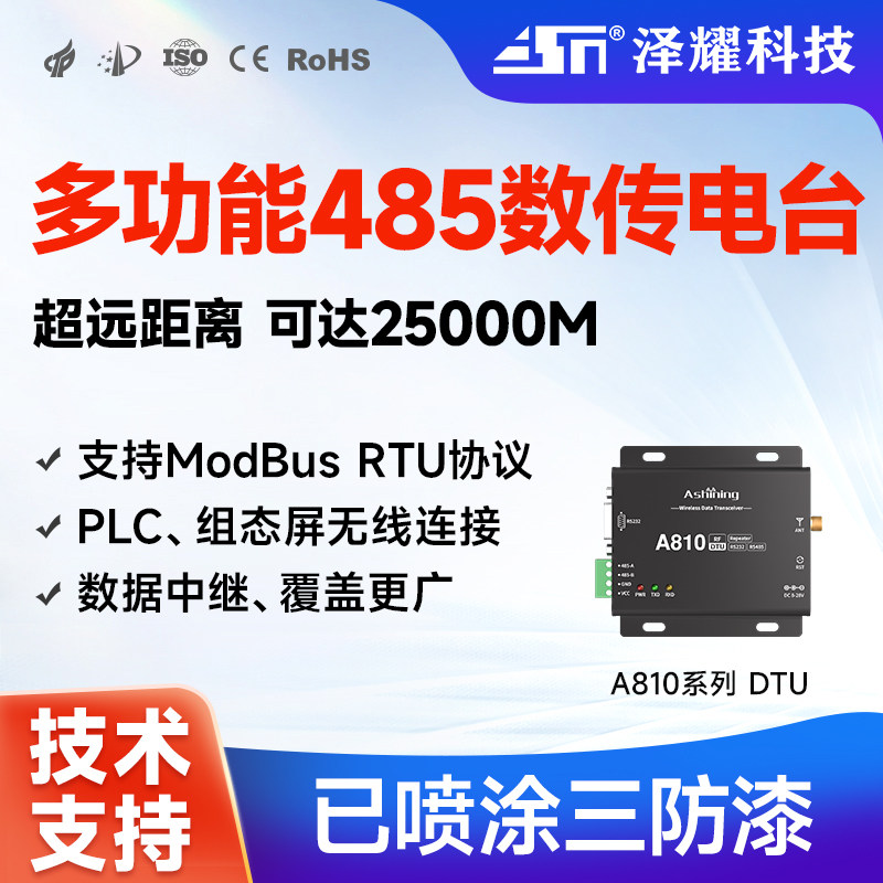 LoRa485无线中继电台DTU模块图片
