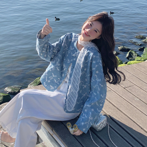 现货 重工 花朵 外套蕾丝飘带297-1193-P145-K208图片