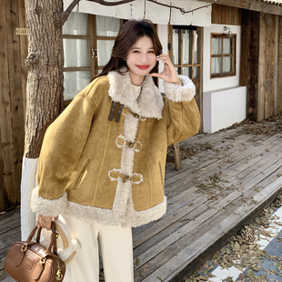 P195 1940 现货羊羔毛皮毛一体外套297 K288 首发新款