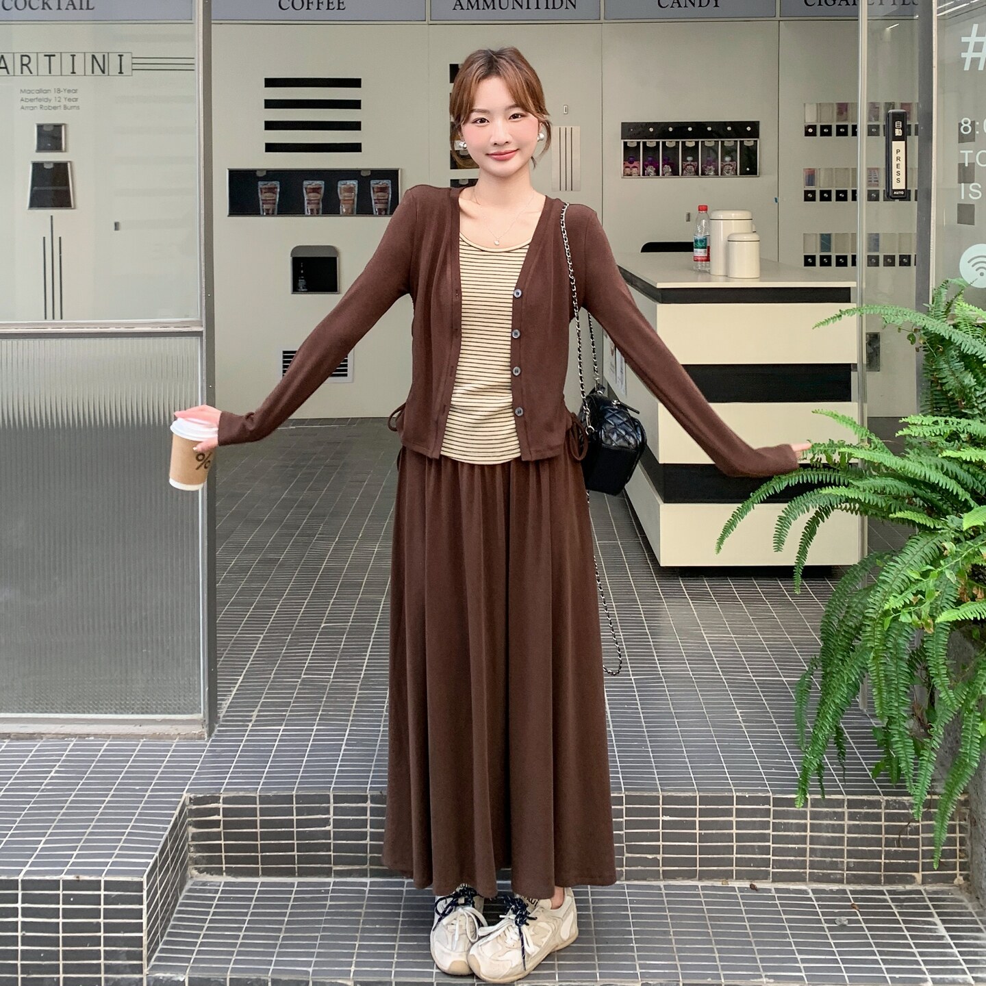 现货上衣假两件+半身裙休闲套装297-1675-P155-K218,商品下架区,艾艾淮淮