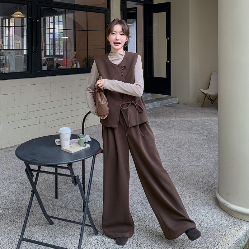 现货毛呢套装+打底三件套297-950-P175-K258,女装套装/套裙,艾艾淮淮