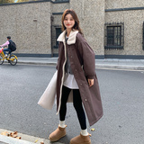 现货羊羔毛派克服长外套297-1028-P195-K288，女装棉衣/棉服，艾艾淮淮