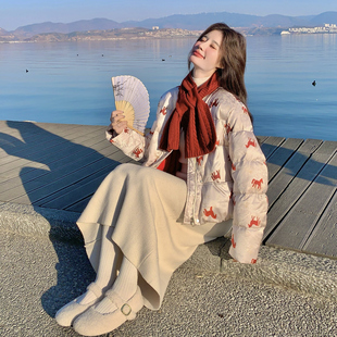 现货 90绒 马上有钱配围巾羽绒服297 1971 K418 P285 首发新款