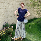 【新款】现货短袖上衣+阔腿裤套装297-1371-P125-K188，女装套装/套裙，艾艾淮淮