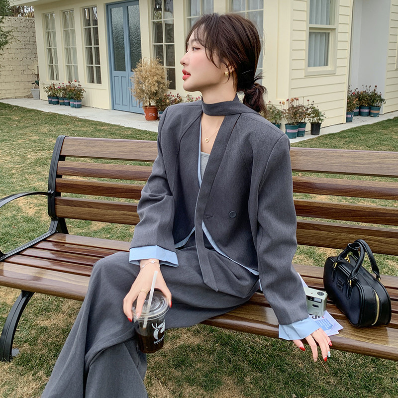 西装套装+飘带拼色297-1166-P175-K248,商品下架区,艾艾淮淮