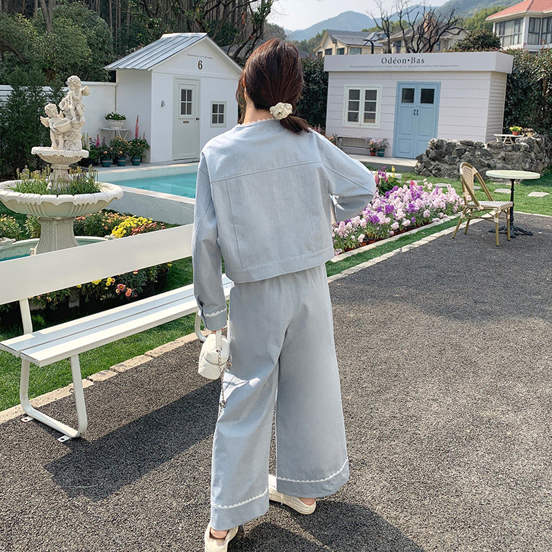 现货蕾丝花边拼接时尚套装297-1206-P185-K258,商品下架区,艾艾淮淮
