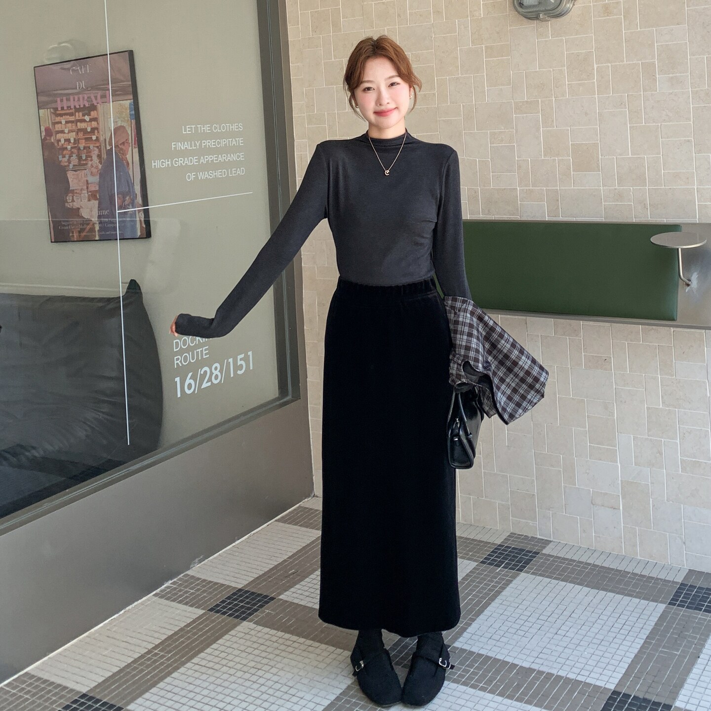 【新款】现货马甲+打底+半身裙三件套297-1751-P165-K238,女装套装/套裙,艾艾淮淮