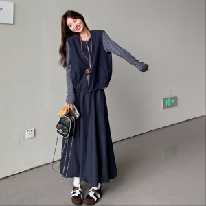 现货 打底+马甲+半身裙 三件套297-1709-P175-K248图片