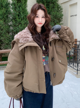 【首发新款】90绒 现货 大翻领牛角扣 羽绒服297-1879-P295-K438