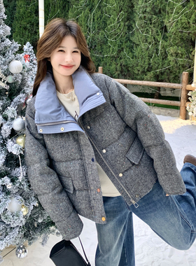 【首发新款】90绒 现货 撞色 拼接羽绒服297-1960-P305-K448