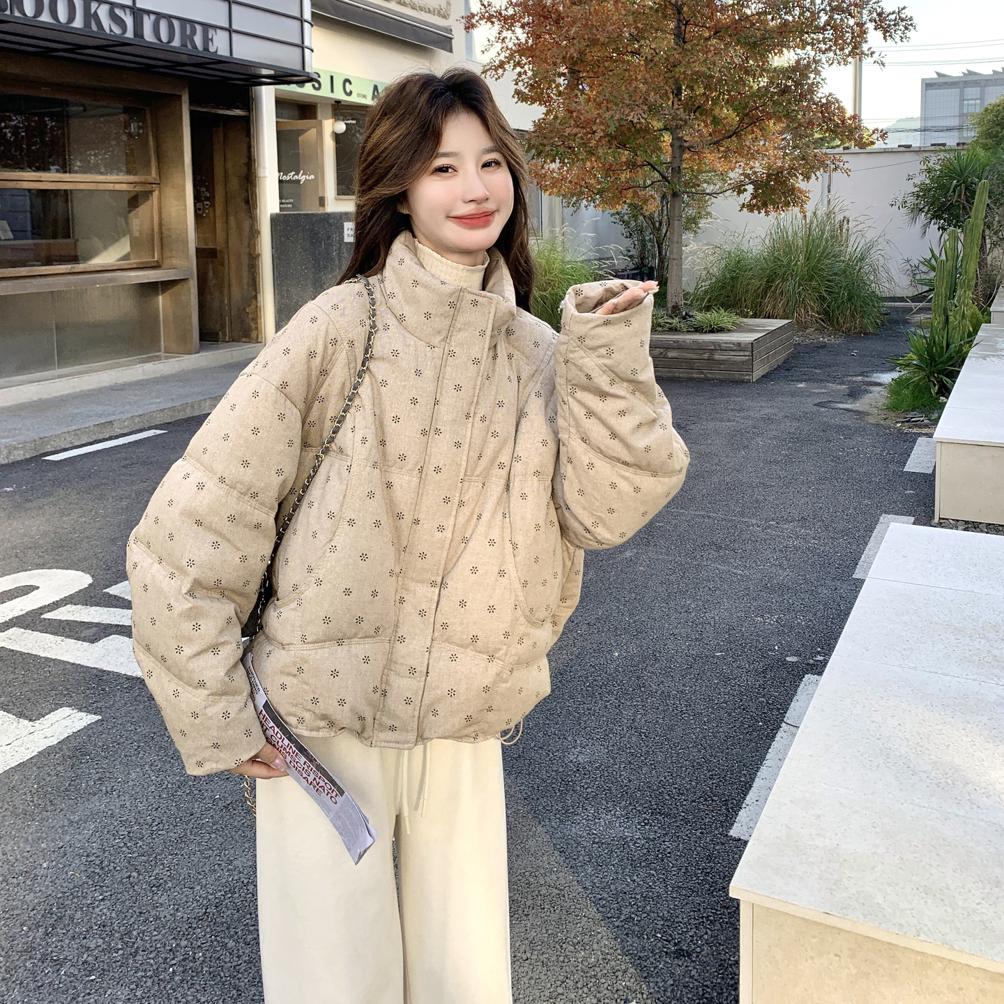 【新款】现货90绒羽绒服外套297-1958-P295-K438，女装棉衣/棉服，艾艾淮淮