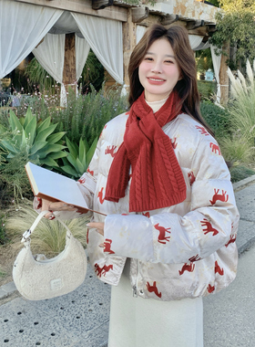 【首发新款】90绒现货马上有钱配围巾羽绒服297-1971-P285-K418