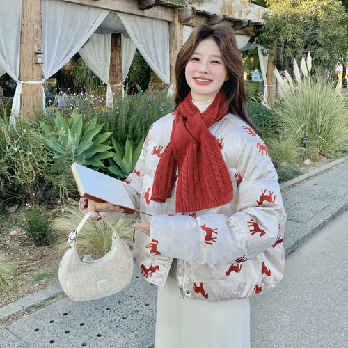 【首发新款】90绒现货马上有钱配围巾羽绒服297-1971-P285-K418