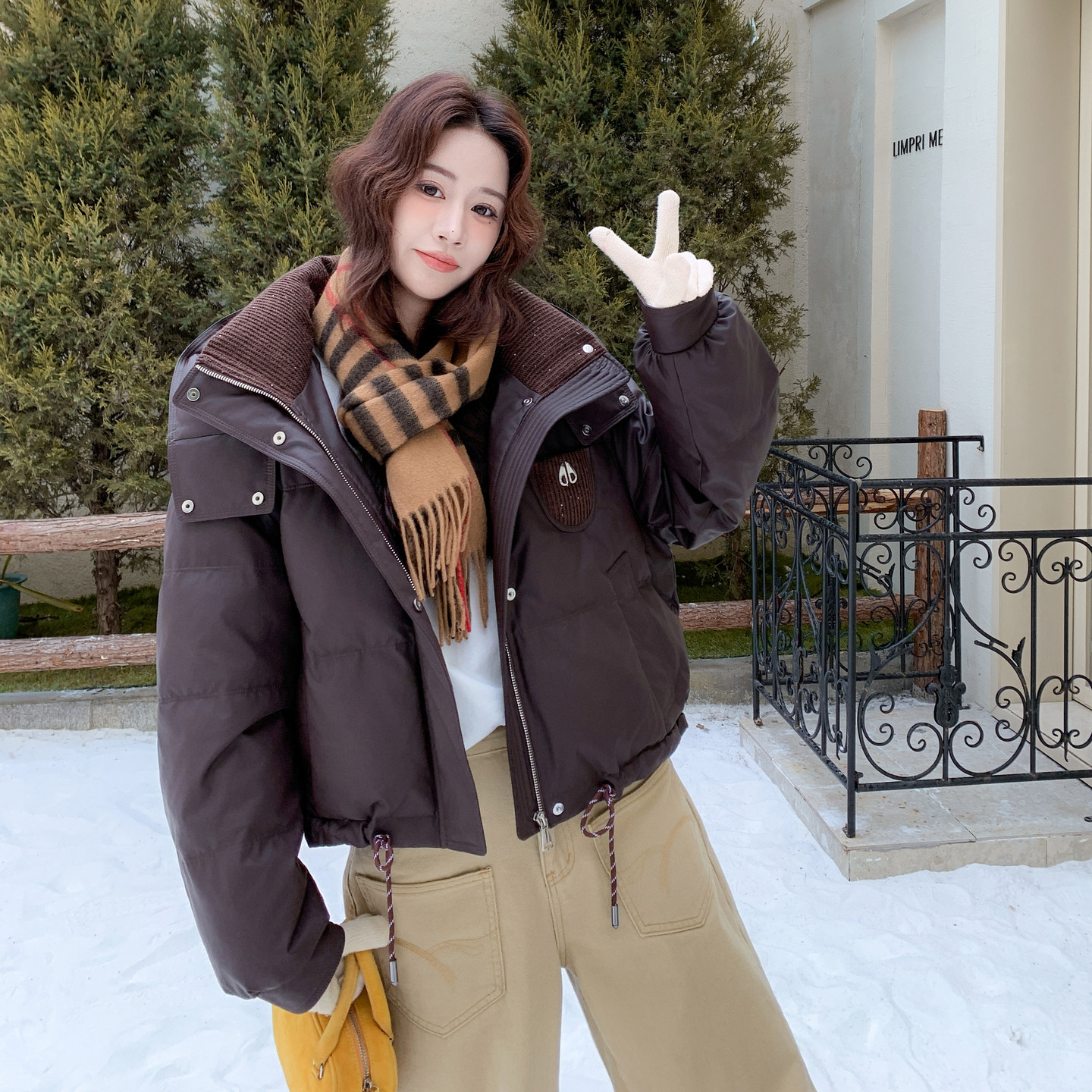 【新款】90绒现货拼接保暖羽绒服297-1889-P295-K438,商品下架区,艾艾淮淮