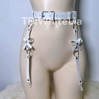 Белый базовый подвязка без жемчуга