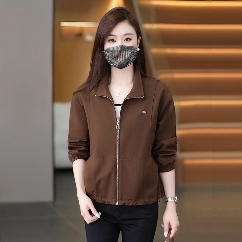 2026春秋短外套女小个子立领夹克