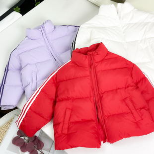 儿童品牌羽绒服加厚男孩冬装外套女童冬季保暖高充绒量