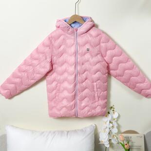 探luz*儿童超轻薄女式品牌内胆校服神器女童纯色超好看羽绒服