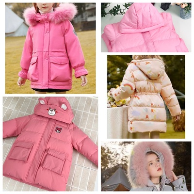 AS*儿童羽绒服女童男童外套秋冬