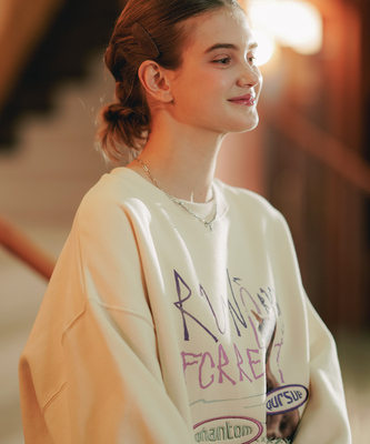 wvproject卫衣宽松加绒猫咪