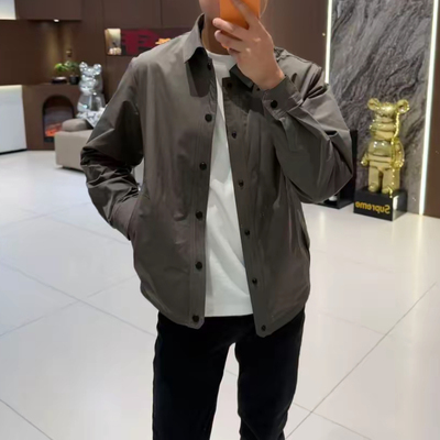 翻领夹克潮牌简约高级感衬衫外套