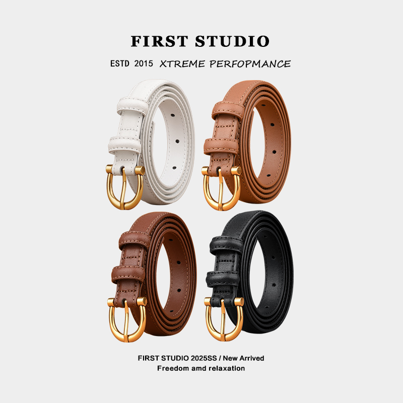 女士皮带JEEPSPIRIT牛皮女细