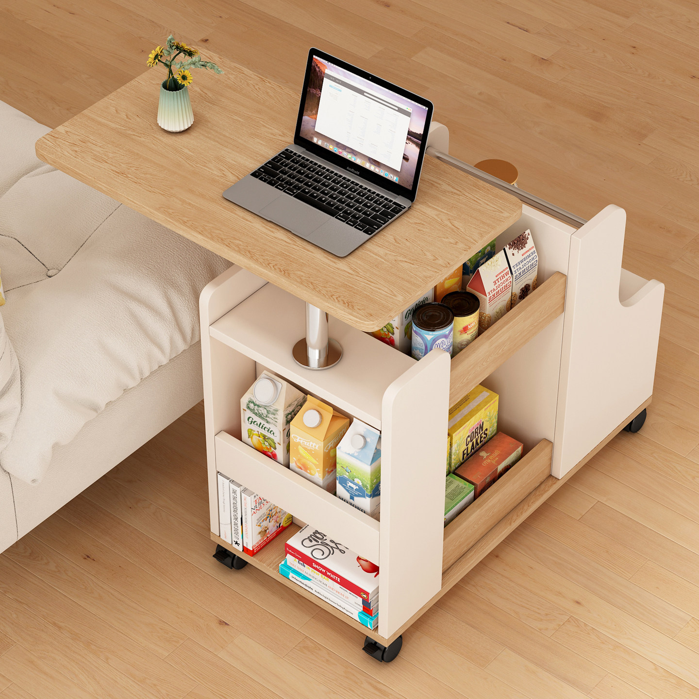 沙发边几侧边收纳柜家用移动茶桌客厅简约现代小茶几升降储物边柜,住宅家具,角几/边几,淘宝优惠券,粉丝福利购,淘宝优惠卷