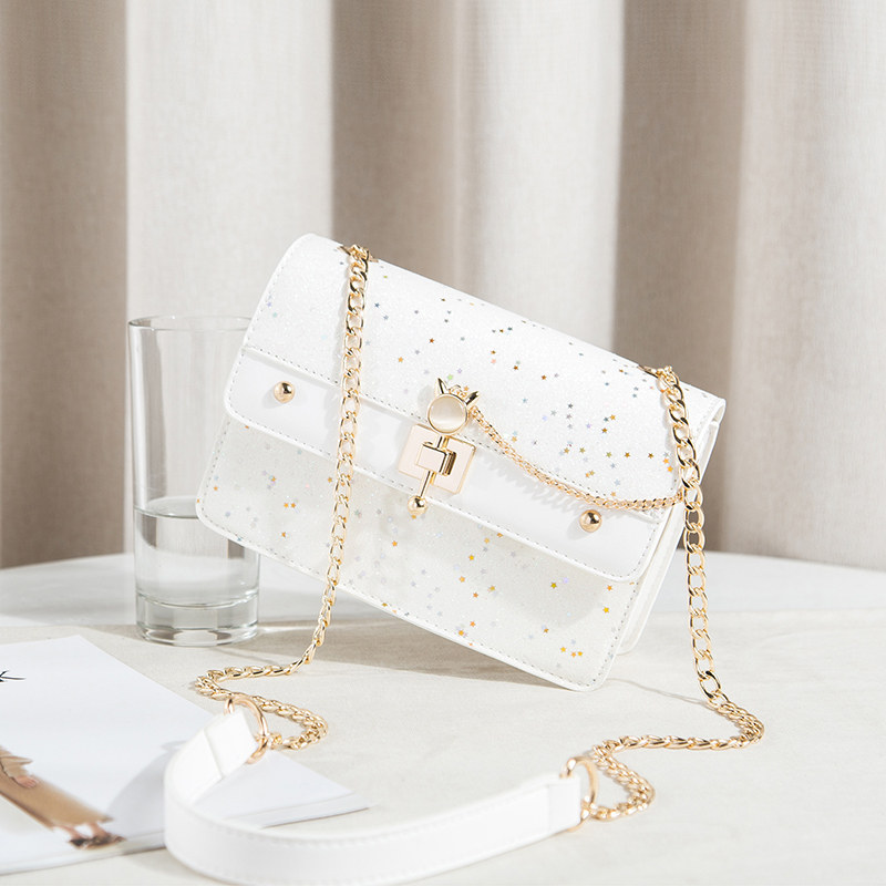 小清新斜挎包包女链条2020新款潮网红韩版少女单肩仙女包时尚百搭