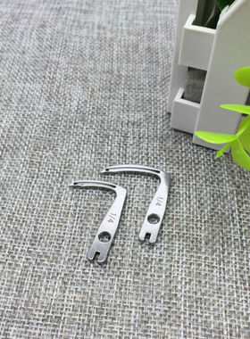 兄弟B927埋夹机长弯针曲臂式双针双链埋夹机钩针1/4 S40394-001