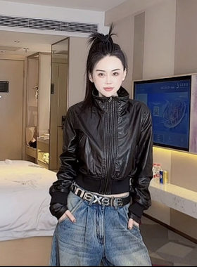2026秋冬新款欧货真皮皮衣女短款小个子加厚保暖羽绒服外套