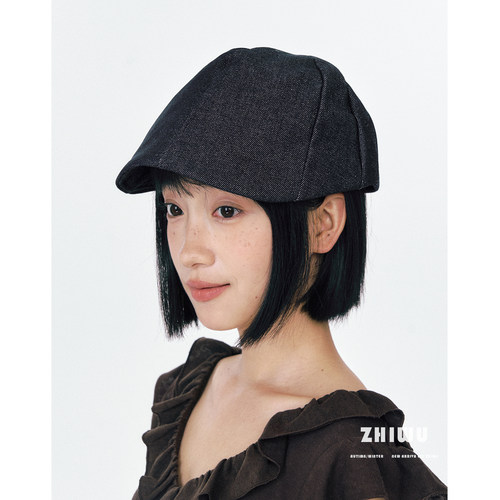 知雾复古时髦搭配贝雷帽女