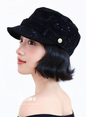 知雾古着风高级感马术帽女