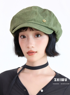 知雾艺术生穿搭云朵贝雷帽女