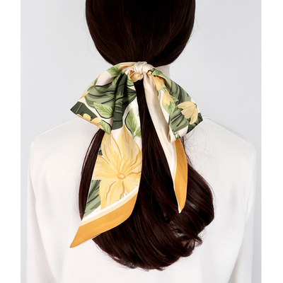 原创风黄色绑包包小丝带