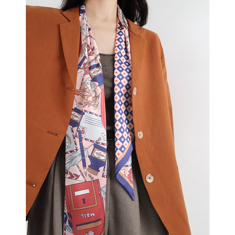 设计师小众原创风百搭装饰丝巾