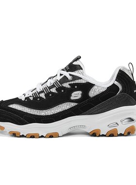 Skechers斯凯奇2025新款女士轻质舒适潮流百搭绑带老爹鞋150729