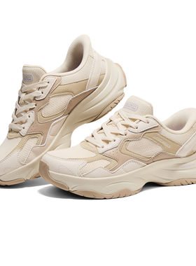 Skechers斯凯奇新款女士轻质舒适透气百搭休闲闪穿老爹鞋190075