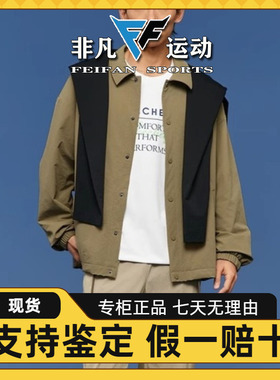 Skechers斯凯奇男女同款宽松利落插肩袖翻领梭织夹克外套L325U020