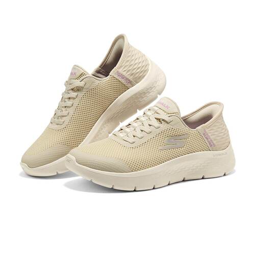 Skechers斯凯奇2026新款女士轻量透气舒适百搭休闲健步鞋124836W
