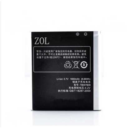 ZOL 天语 W806电池V9 U8 U6 E6 T6 W806+ 大黄蜂电池 电板TBW7809