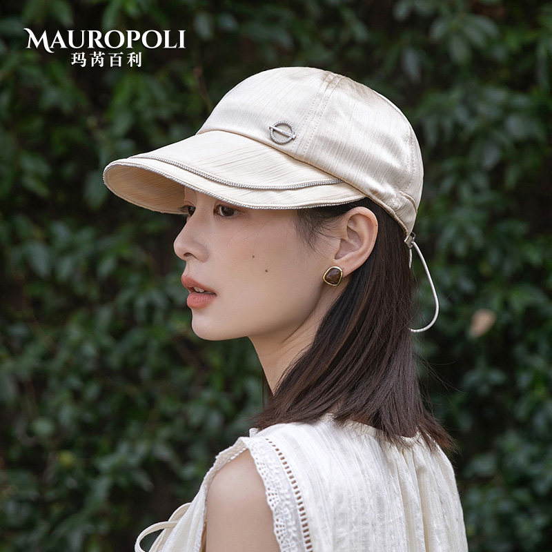 夏季软顶鸭舌帽女显脸小2026新款时尚宽檐防晒遮阳帽女款夏天休闲