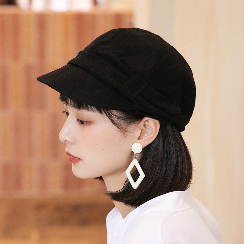 2022新款短檐八角帽女夏鸭舌帽